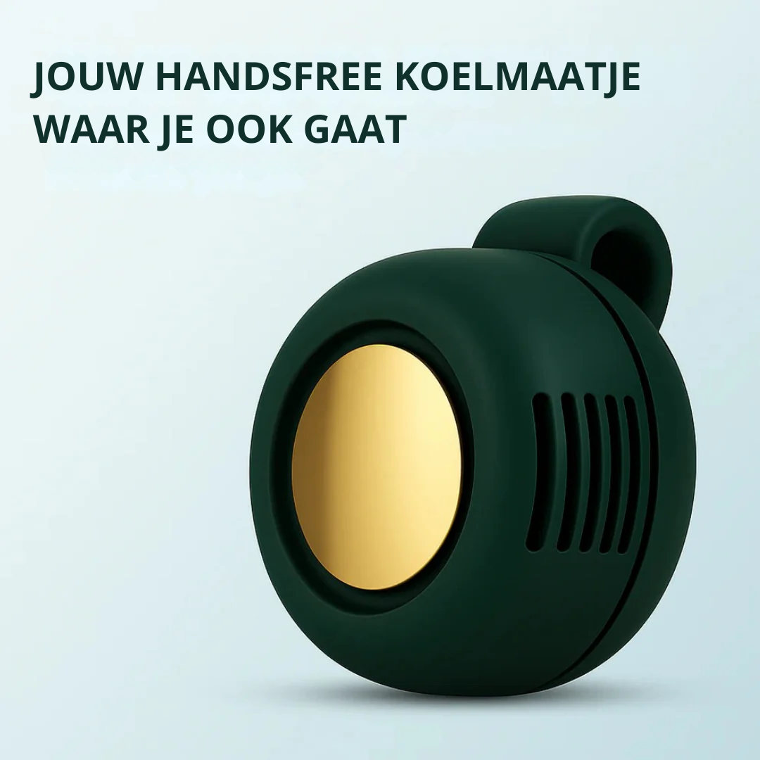 BreezeClip™ Pro – Stille & Draagbare Mini Ventilator met Klem