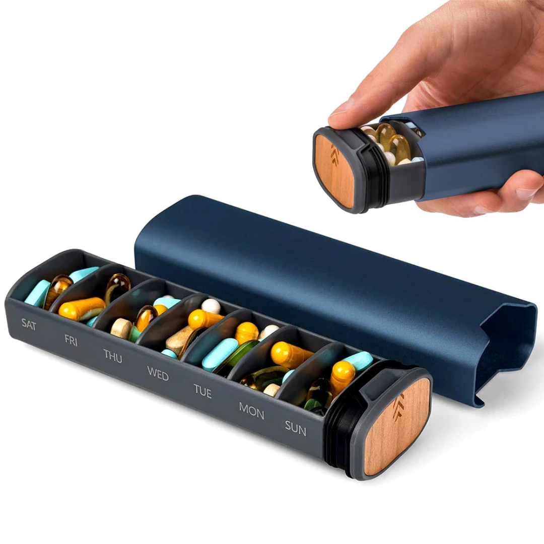 PillEase™ Week – 7-Dagen Organizer voor Medicatie & Supplementen