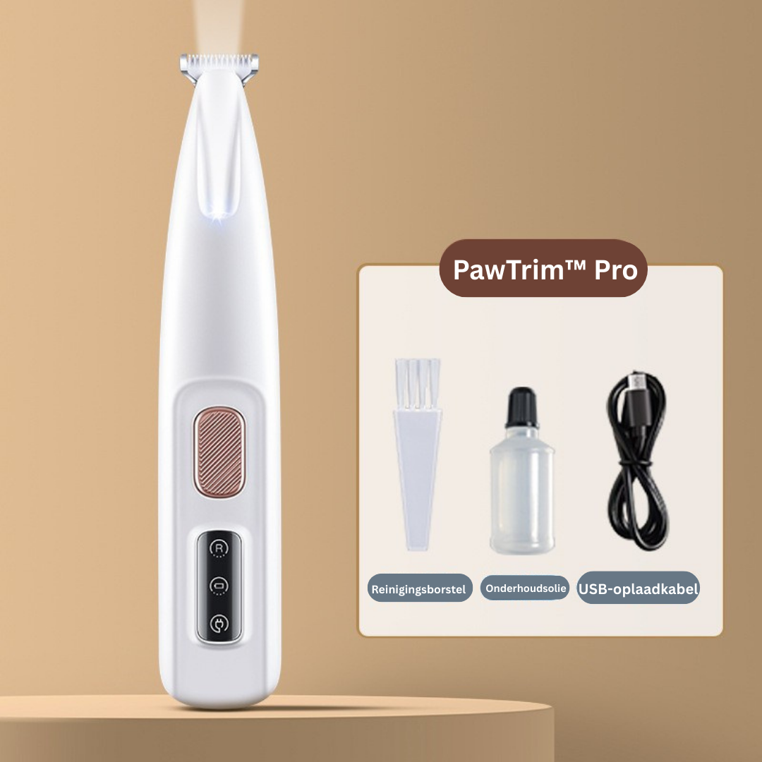 PawTrim™ Pro – Veilige & Stille Poottrimmer voor Huisdieren