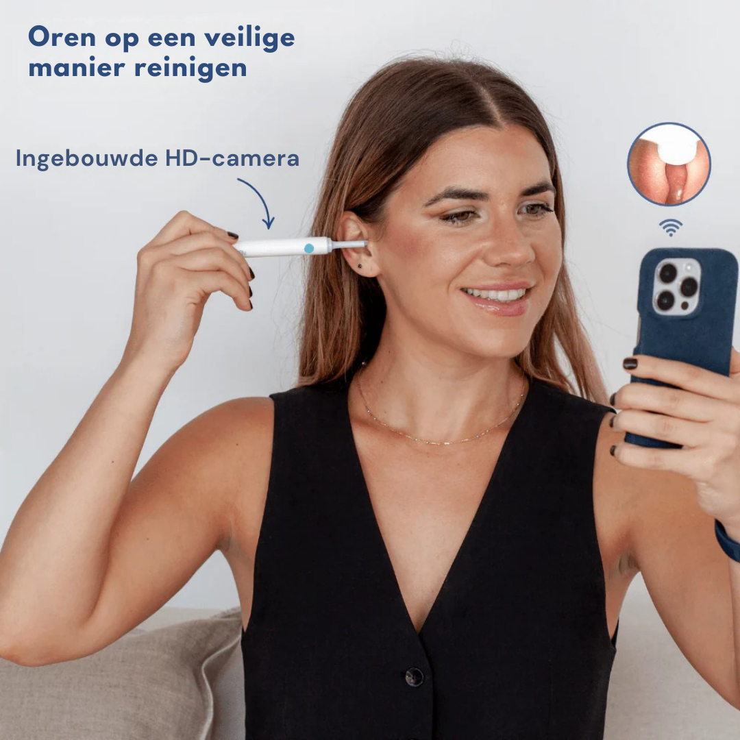 EarView™ Pro – Oorreiniger met HD-Camera & LED-Verlichting