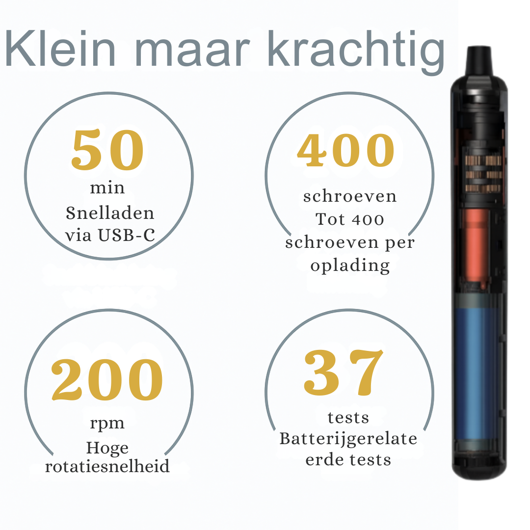 FixPro™ Max – 68-in-1 Elektrische Schroevendraaier Set