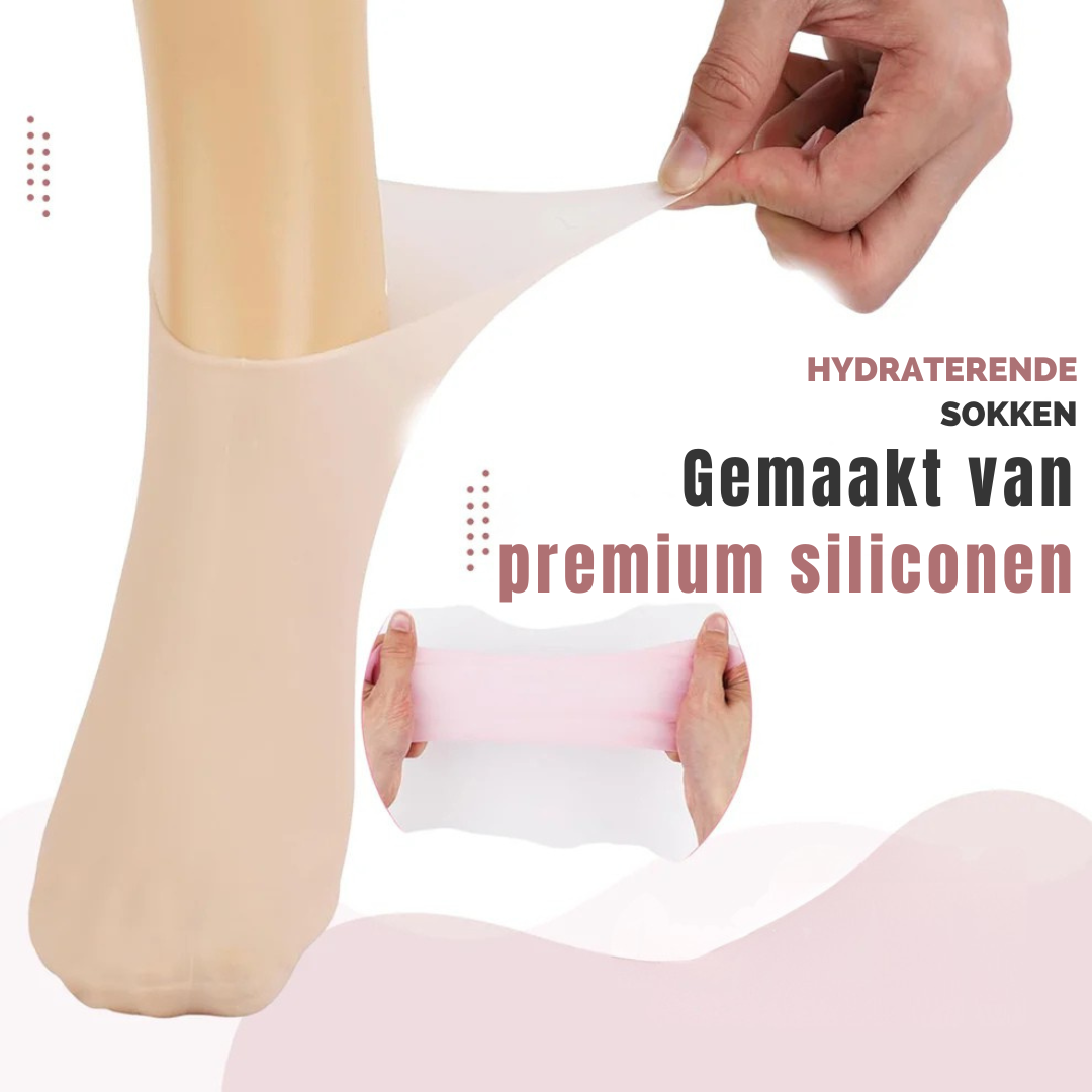 SoftStep™ Pro – Hydraterende Verzorgingssokken voor Zachte Voeten