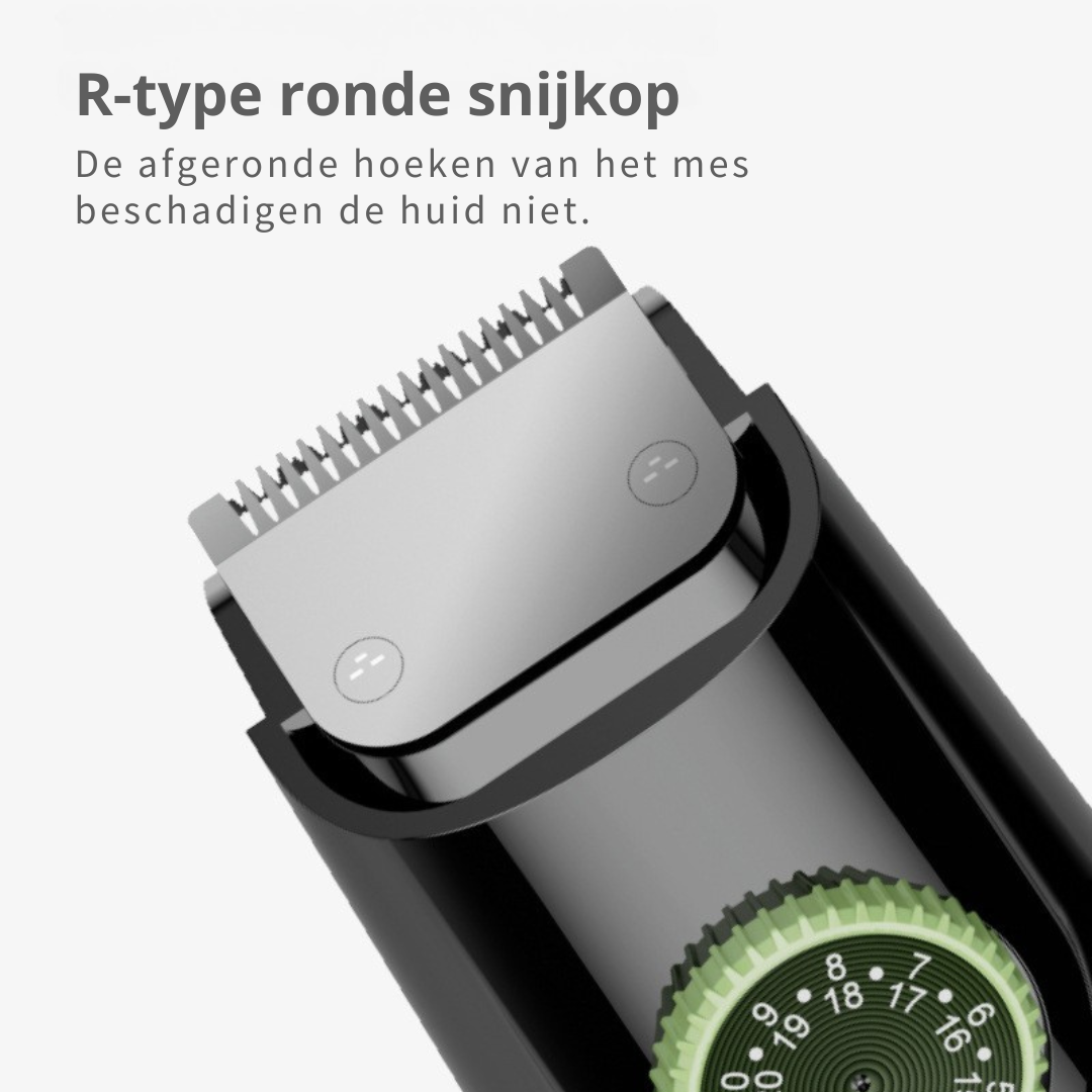 TrimVac™ Pro – Baardtrimmer met Ingebouwd Vacuümsysteem