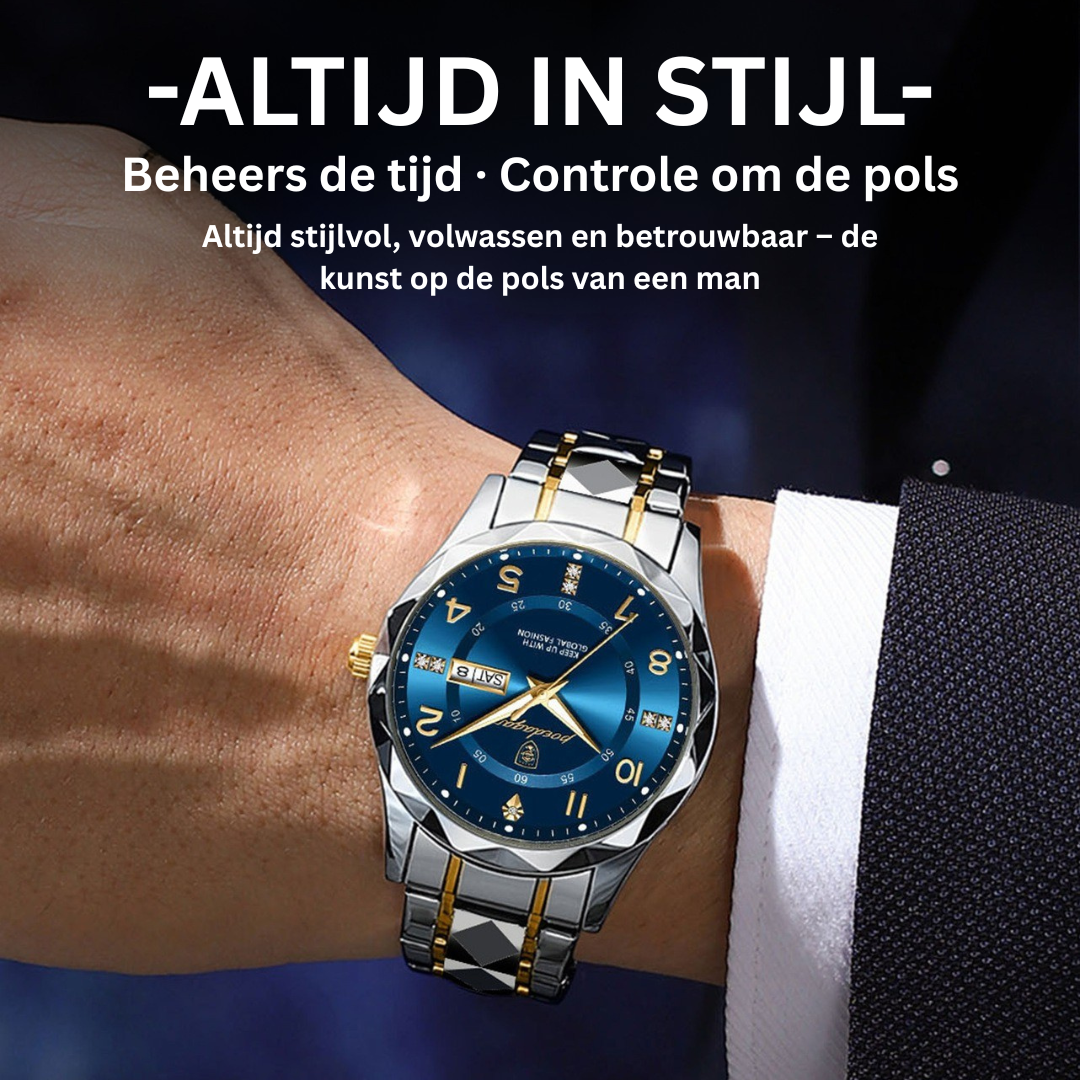 AquaChrono™ Max – Duurzaam & Stijlvol Herenhorloge