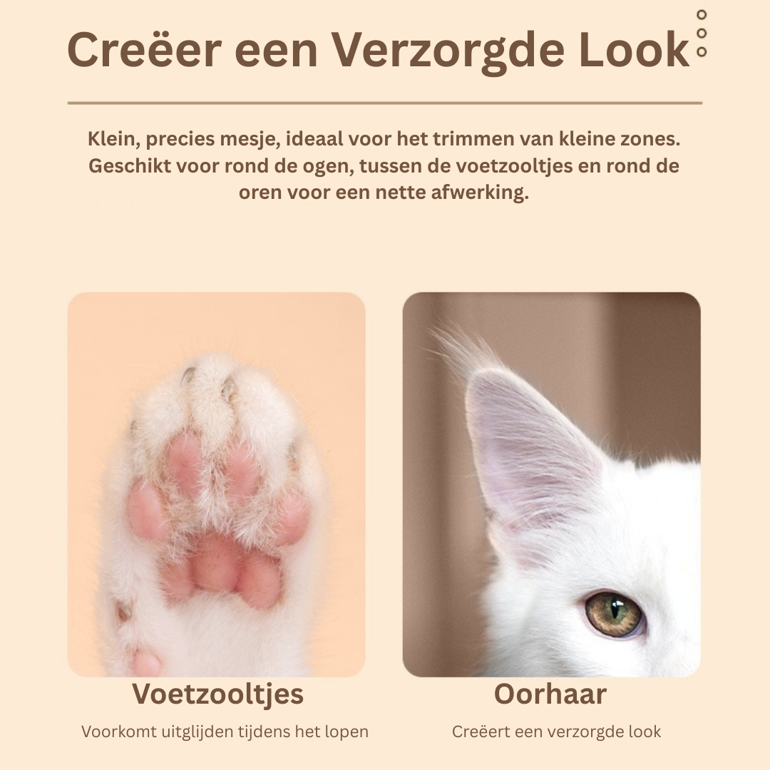PawTrim™ Pro – Veilige & Stille Poottrimmer voor Huisdieren