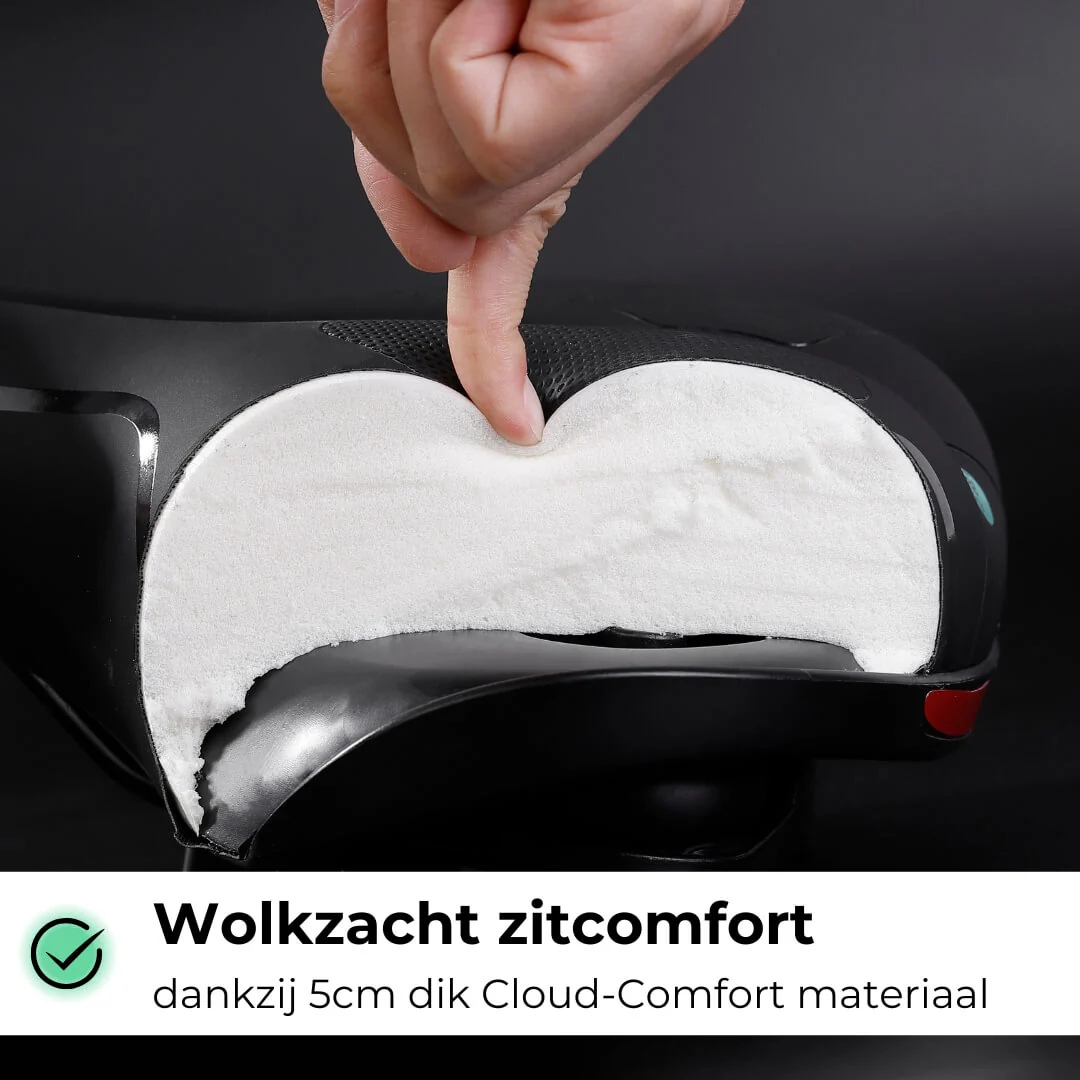 RideComfort™ Max – Schokabsorberend & Zacht Universeel Zadel