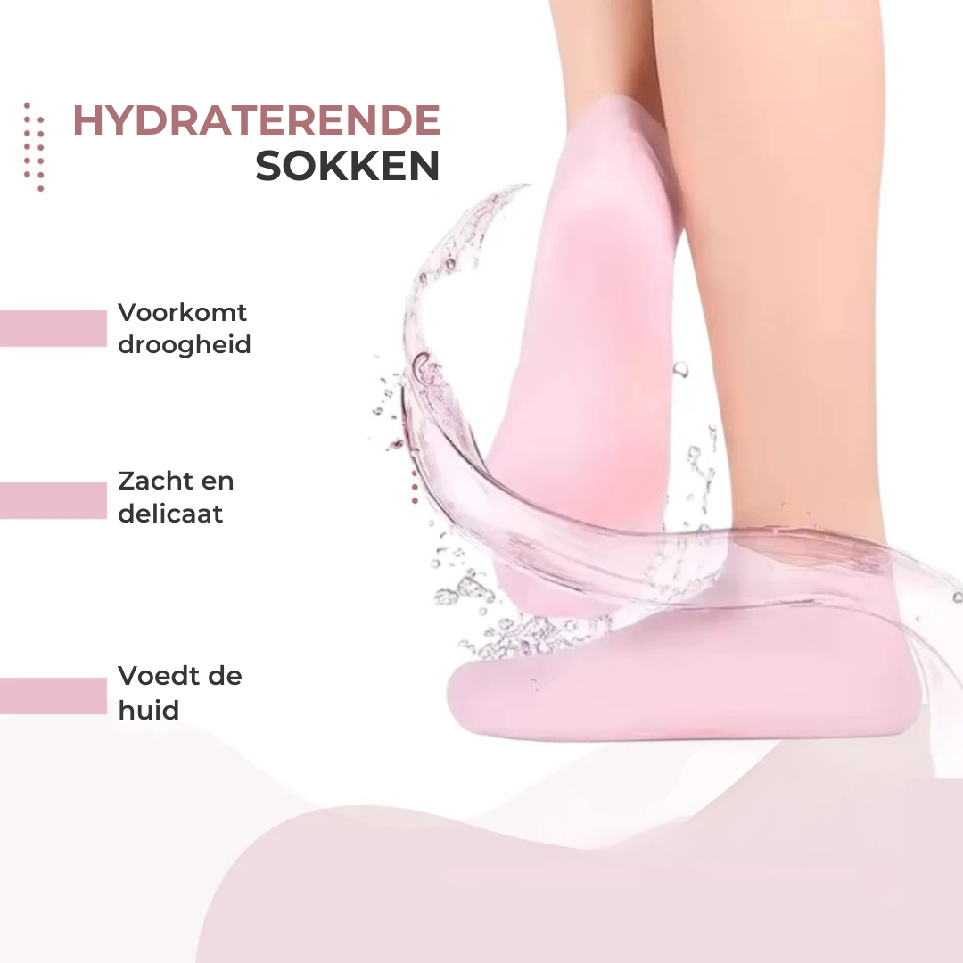 SoftStep™ Pro – Hydraterende Verzorgingssokken voor Zachte Voeten