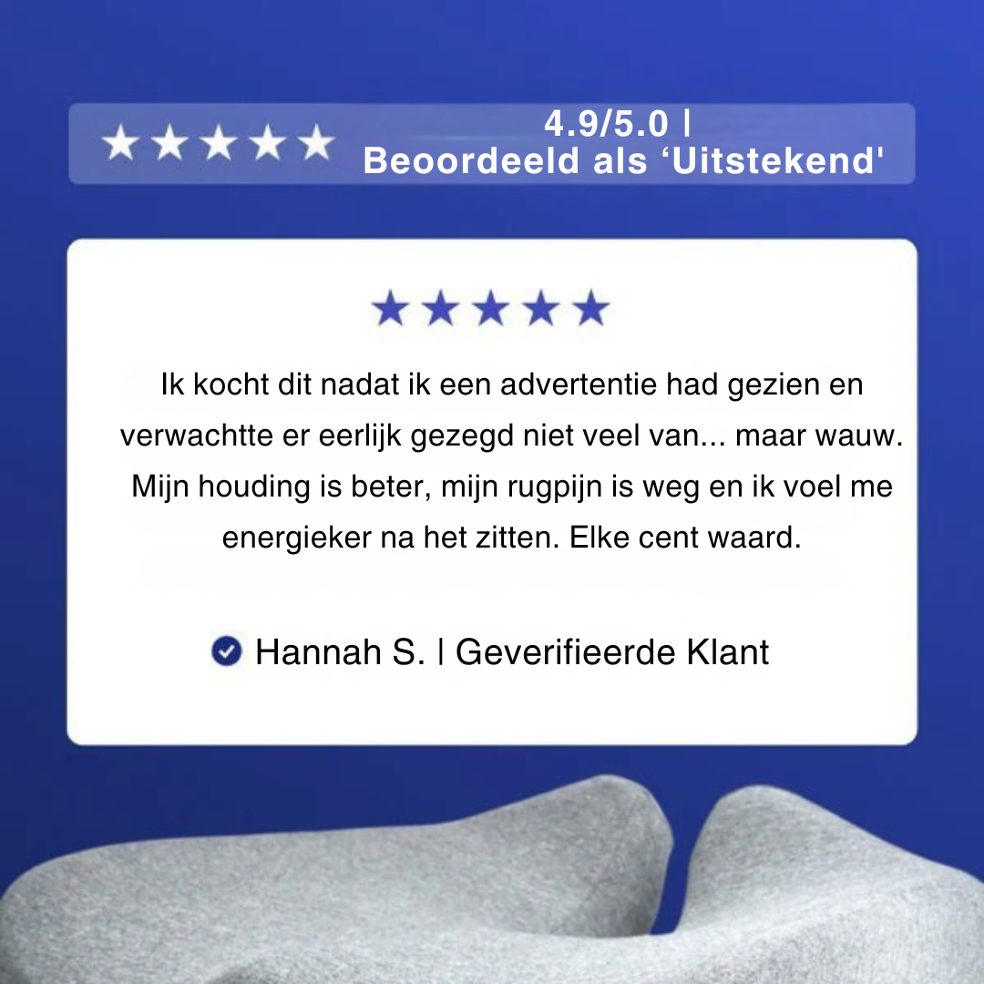 ComfortCurve Duo Zitkussen
