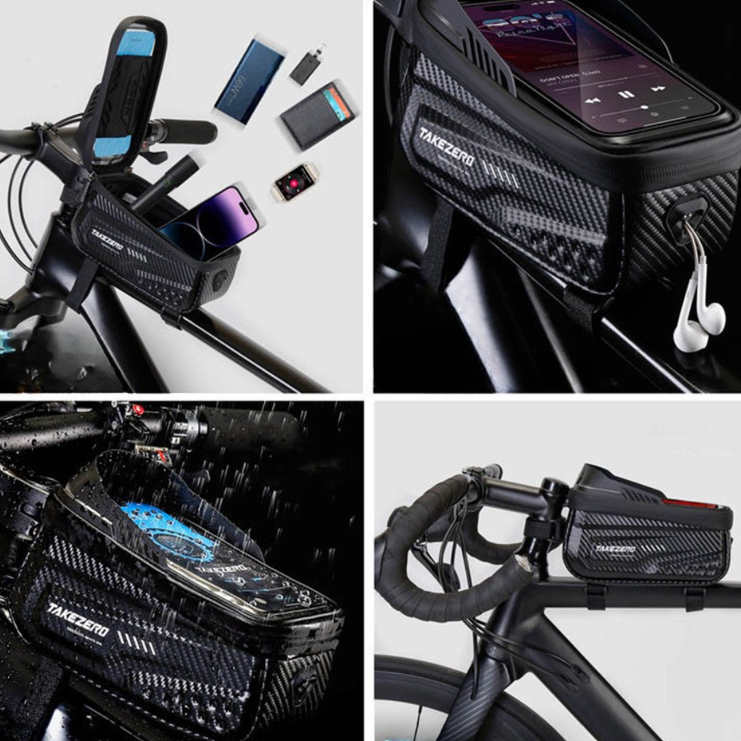 RideGuard™ Pro – Waterdichte Telefoontas voor Fiets met Touchscreen