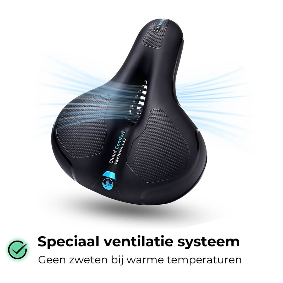 RideComfort™ Max – Schokabsorberend & Zacht Universeel Zadel