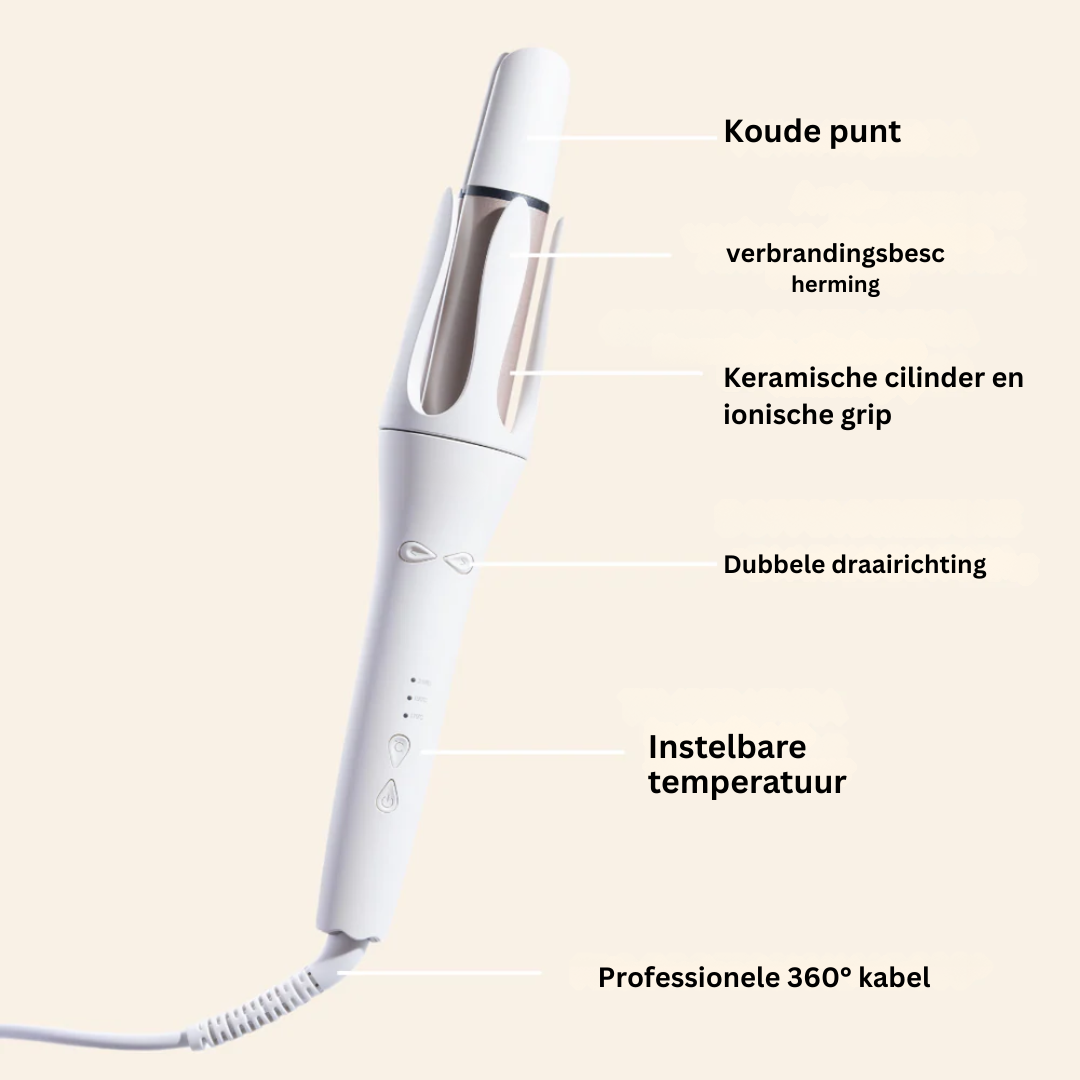 CurlEase™ Pro – Automatische Krultang voor Perfecte Krullen