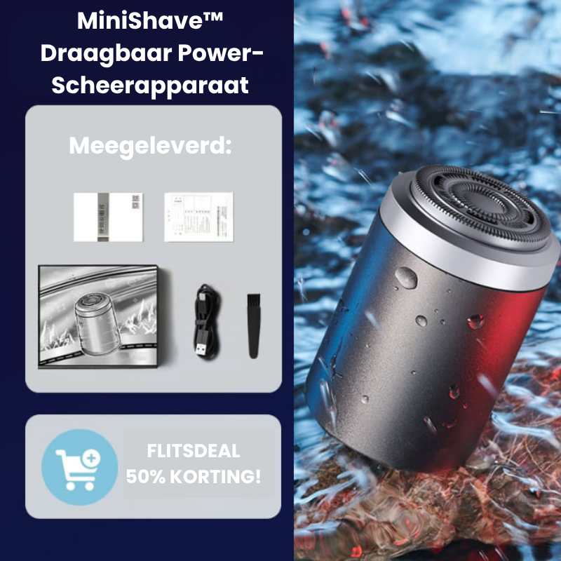 Frondo Portable MiniShave Scheerapparaat