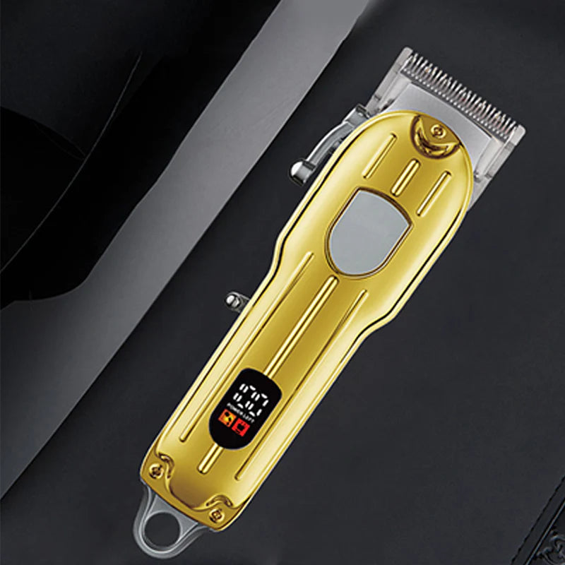 CutMaster™ Pro – Krachtige & Stille Draadloze Hair Clipper