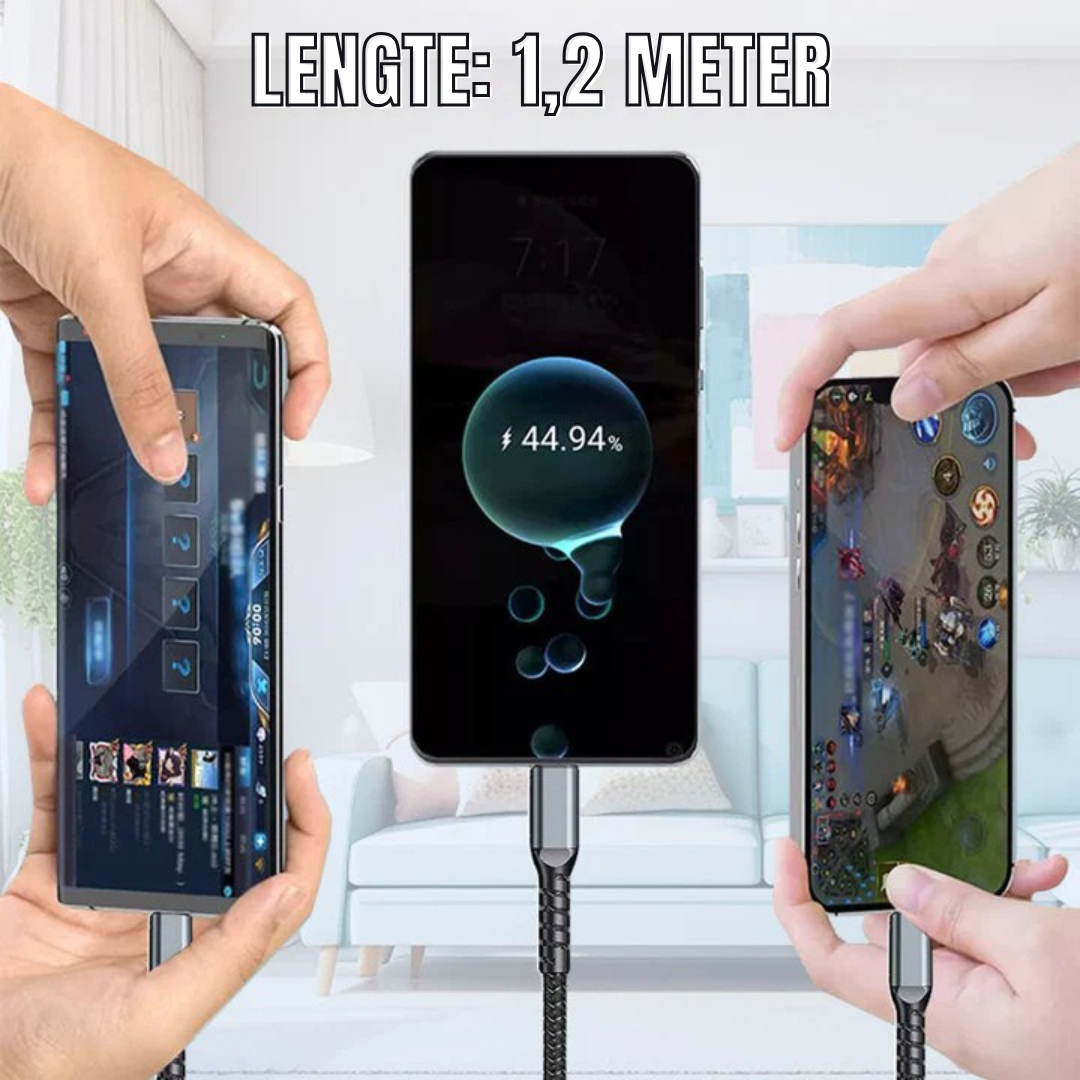 PowerLink™ Pro – Snellaad & Duurzame Oplaadkabel