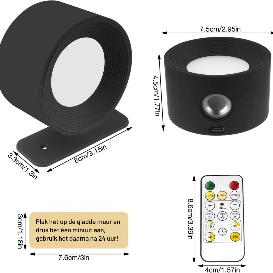 LumiWall™ Pro – Moderne & Energiezuinige Wandlamp