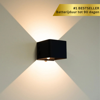 GlowBox™ Max – Strakke & Sfeervolle Draadloze Wandlamp