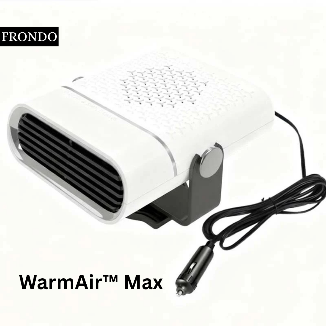 WarmAir™ Max – 2-in-1 Heater & Fan voor Comfortabel Autorijden