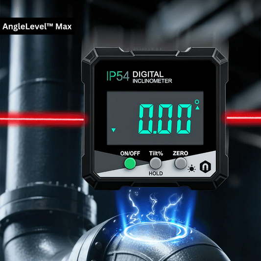 AngleLevel™ Max – LCD Waterpas met Precisie Meting