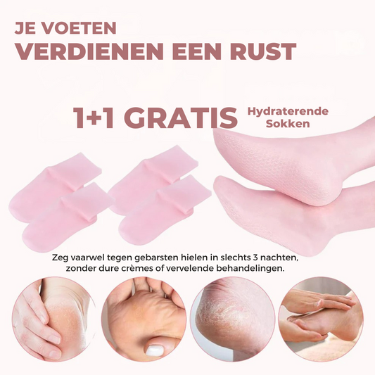 SoftStep™ Pro – Hydraterende Verzorgingssokken voor Zachte Voeten