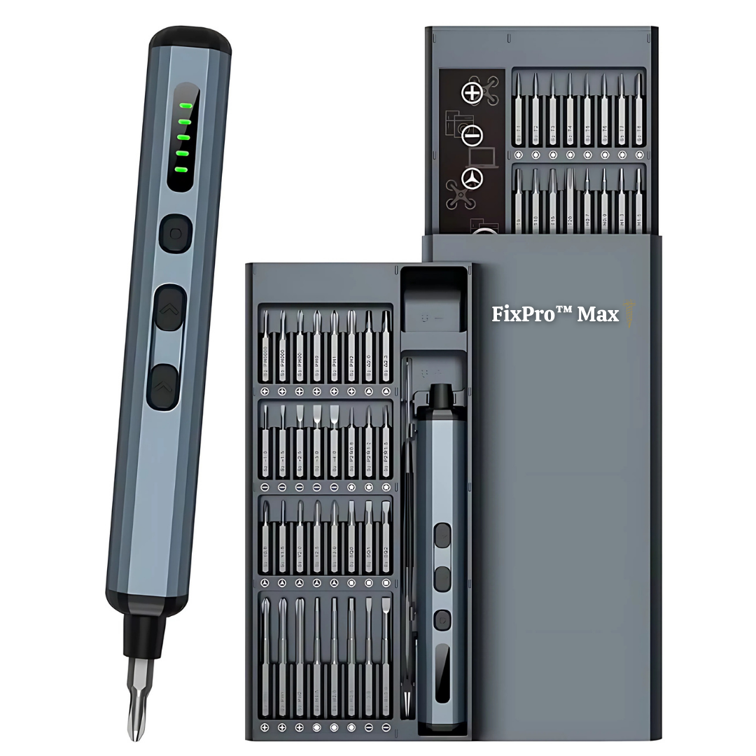 FixPro™ Max – 68-in-1 Elektrische Schroevendraaier Set