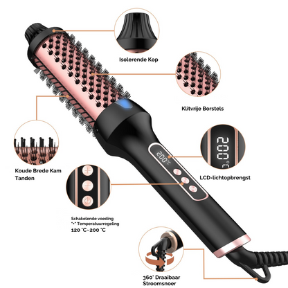 GlowBrush 3-in-1 Haarstijler
