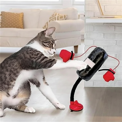 PawPunch™ Pro – Interactieve Mini Bokszak voor Katten