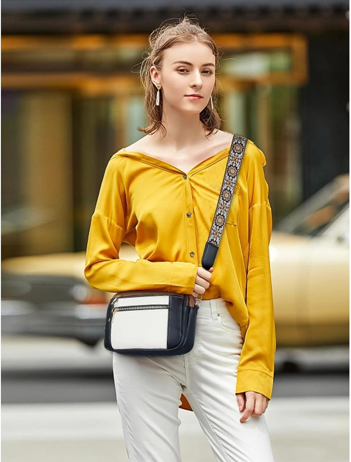 Frondo Quilted Crossbody Schoudertas