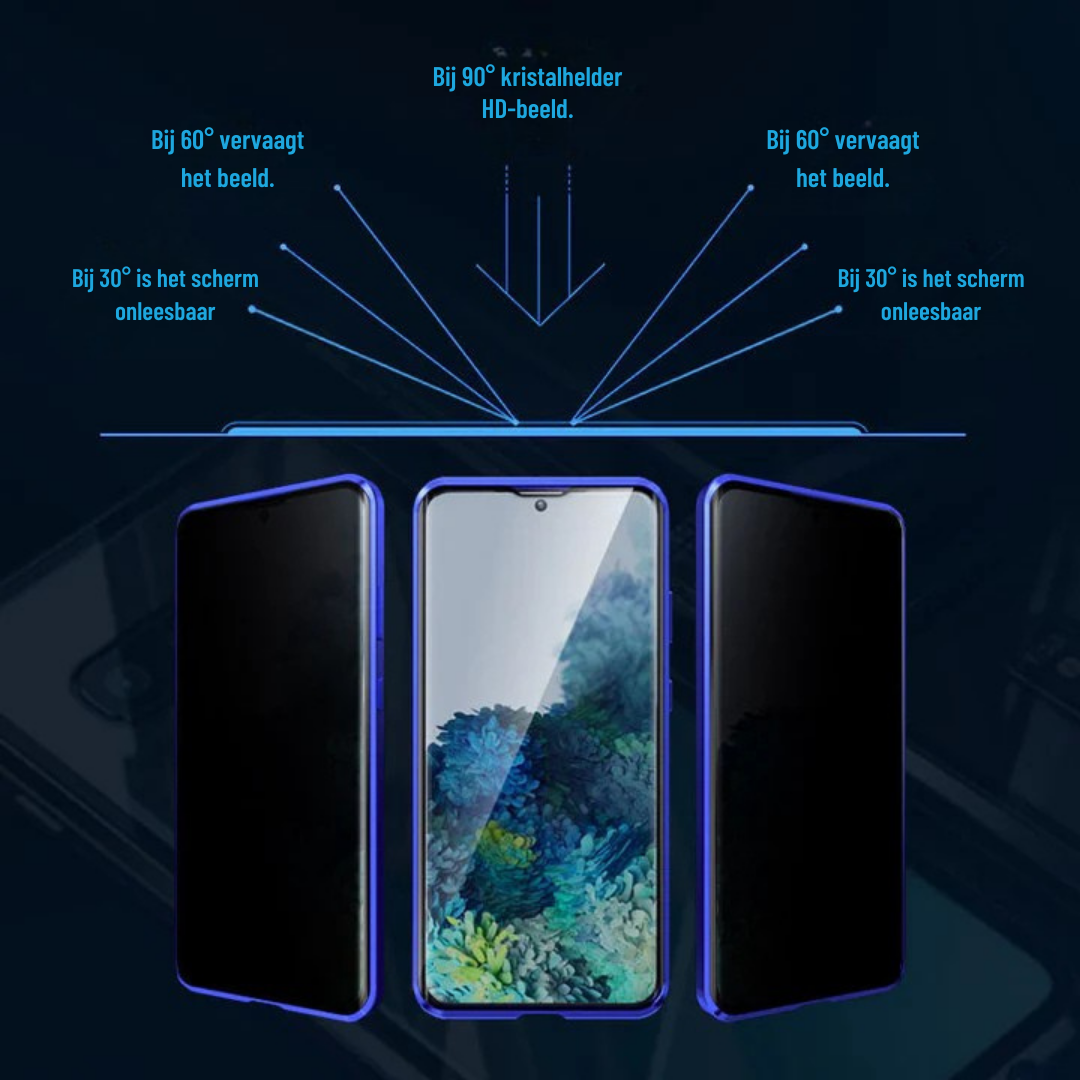 ViewGuard™ Max – Privacy Screen Protector met Krasbestendige Coating