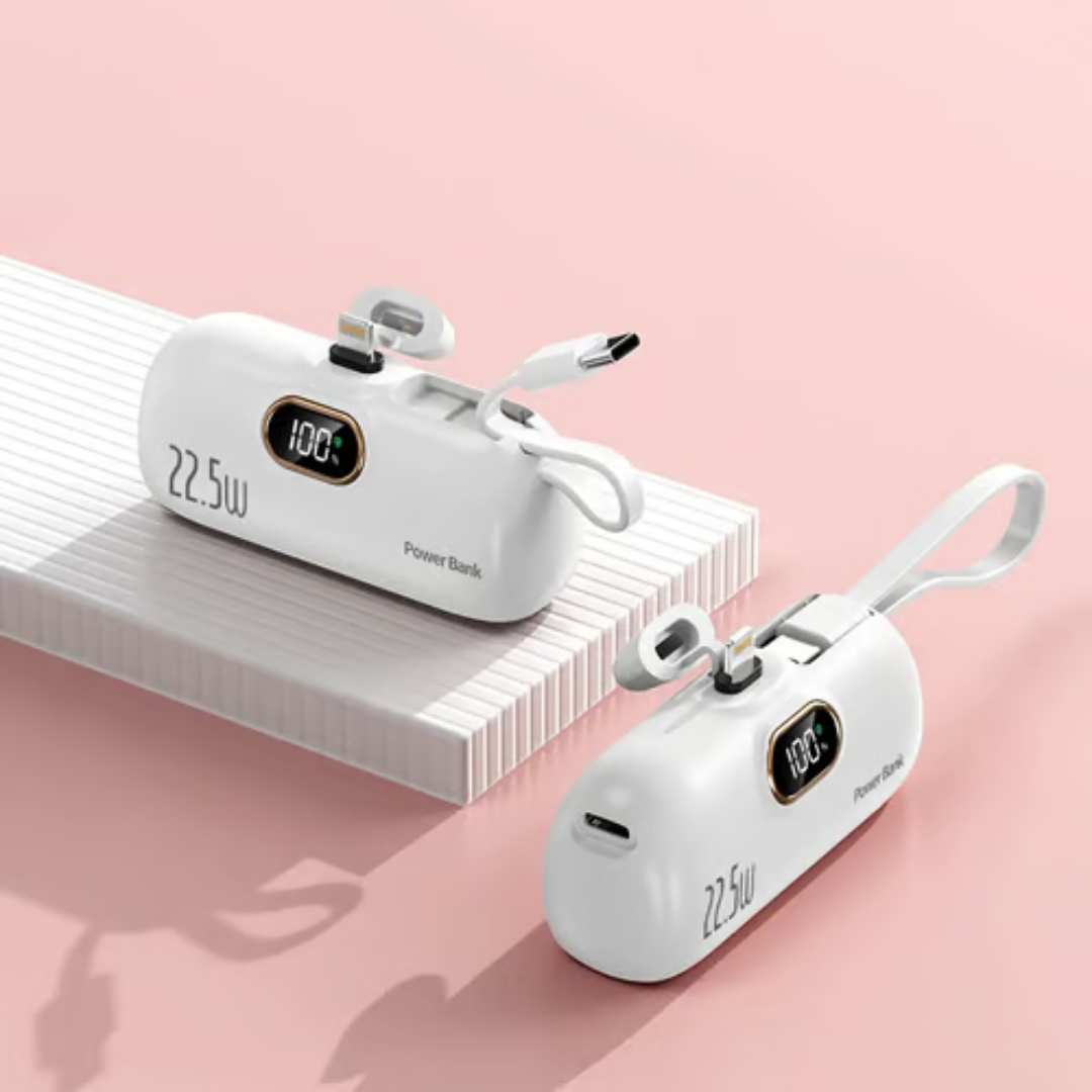 VoltGo™ Max – Compacte & Krachtige Oplader voor Onderweg