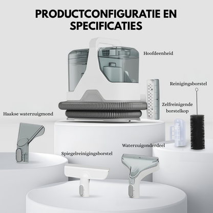 HydroVac™ Max – Spray & Zuigreiniger voor Meubels & Tapijt