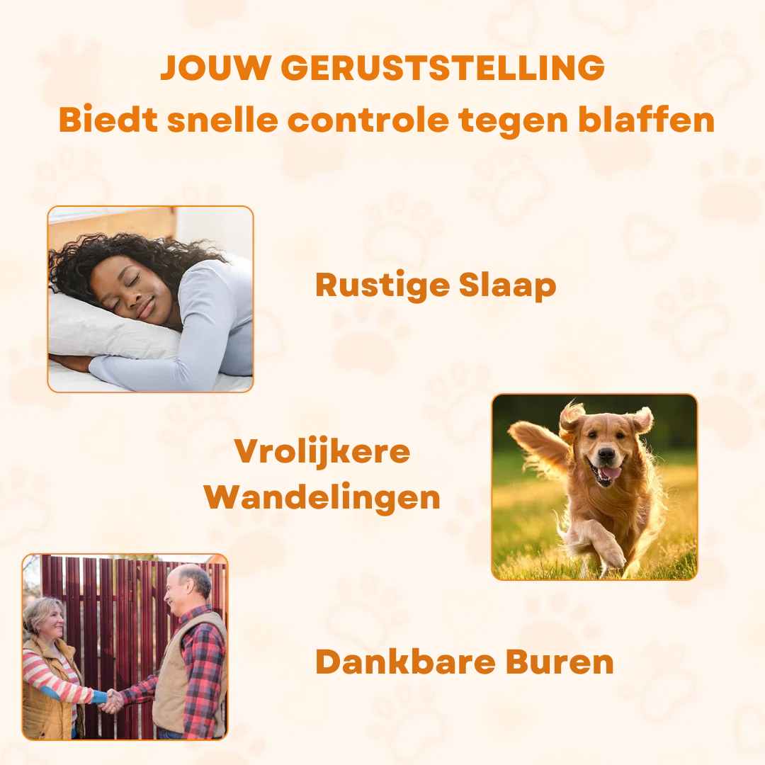 BarkEase™ Lite – Veilig Anti-Blaf Systeem zonder Schokken