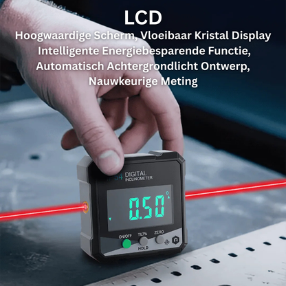 AngleLevel™ Max – LCD Waterpas met Precisie Meting