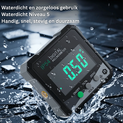 AngleLevel™ Max – LCD Waterpas met Precisie Meting
