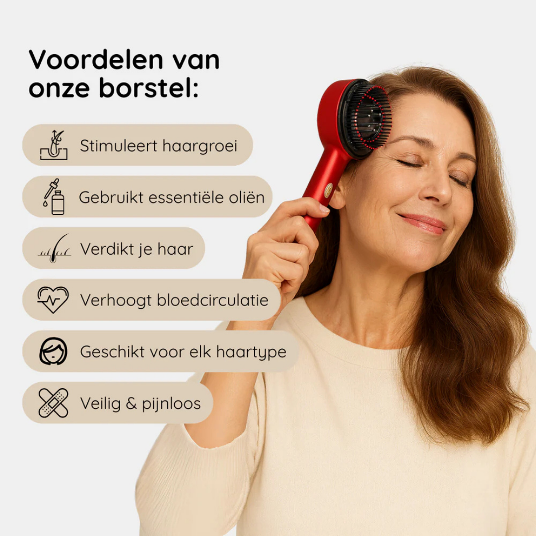 GrowScalp™ Pro – Scalp Massager & Borstel voor Sterker & Voller Haar