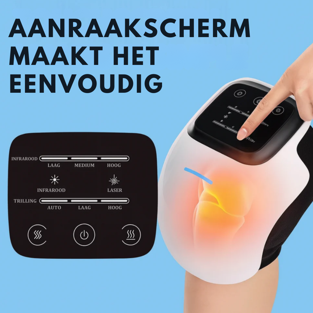 KneeRelief™ Pro – Comfort Massager met Warmte & Vibratie