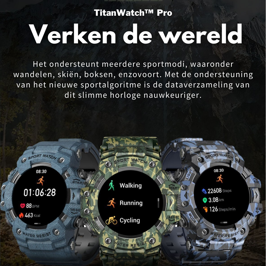 TitanWatch™ Pro – Indestructible Smartwatch