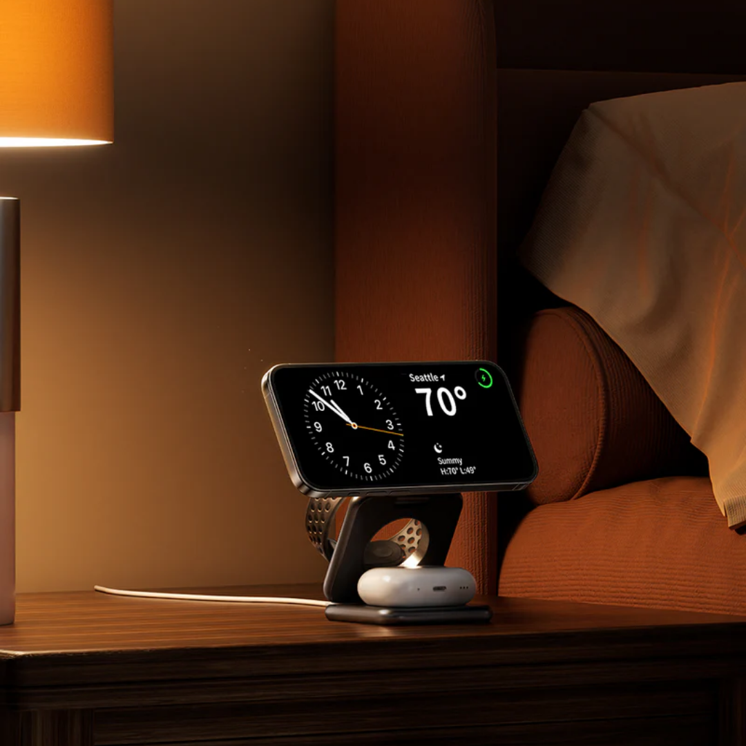 ChargeStand™ Pro – Snelle & Draadloze Oplaadstandaard