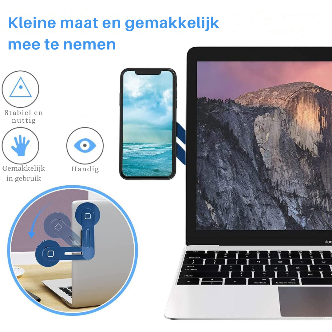 SnapMount™ Max – Draaibare Magnetische Houder voor Multitasking