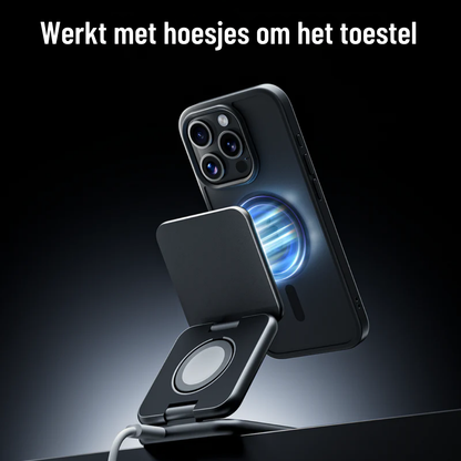 ChargeStand™ Pro – Snelle & Draadloze Oplaadstandaard