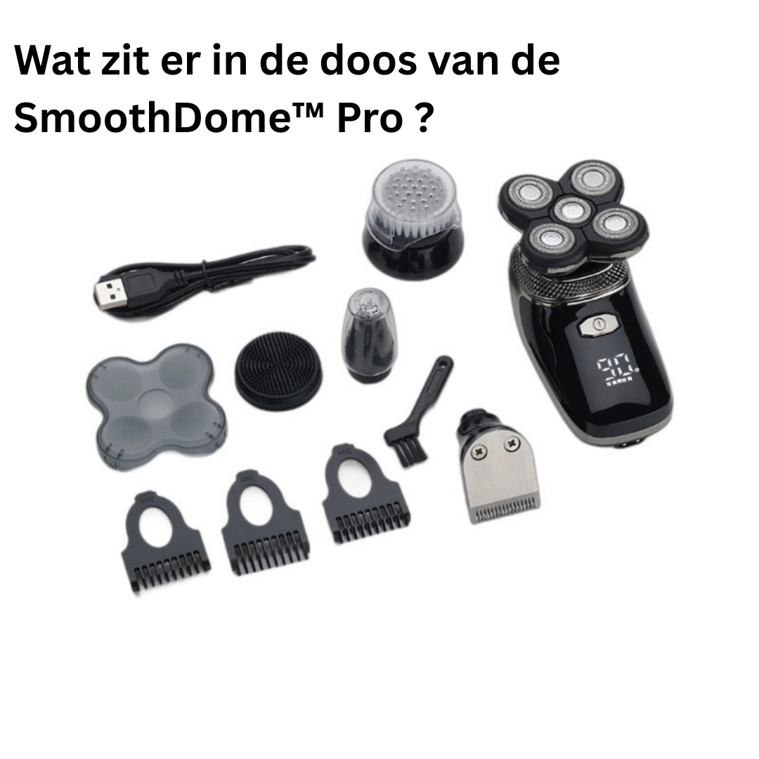 SmoothDome™ Pro – 5D Hoofd- & Gezichtsscheerapparaat