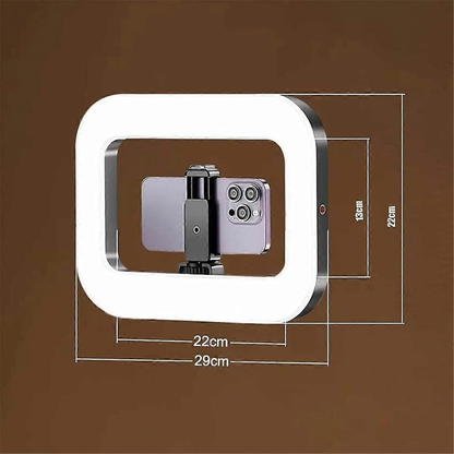 GlowRing™ Pro – Oplaadbare Selfie Ring Light voor Telefoon