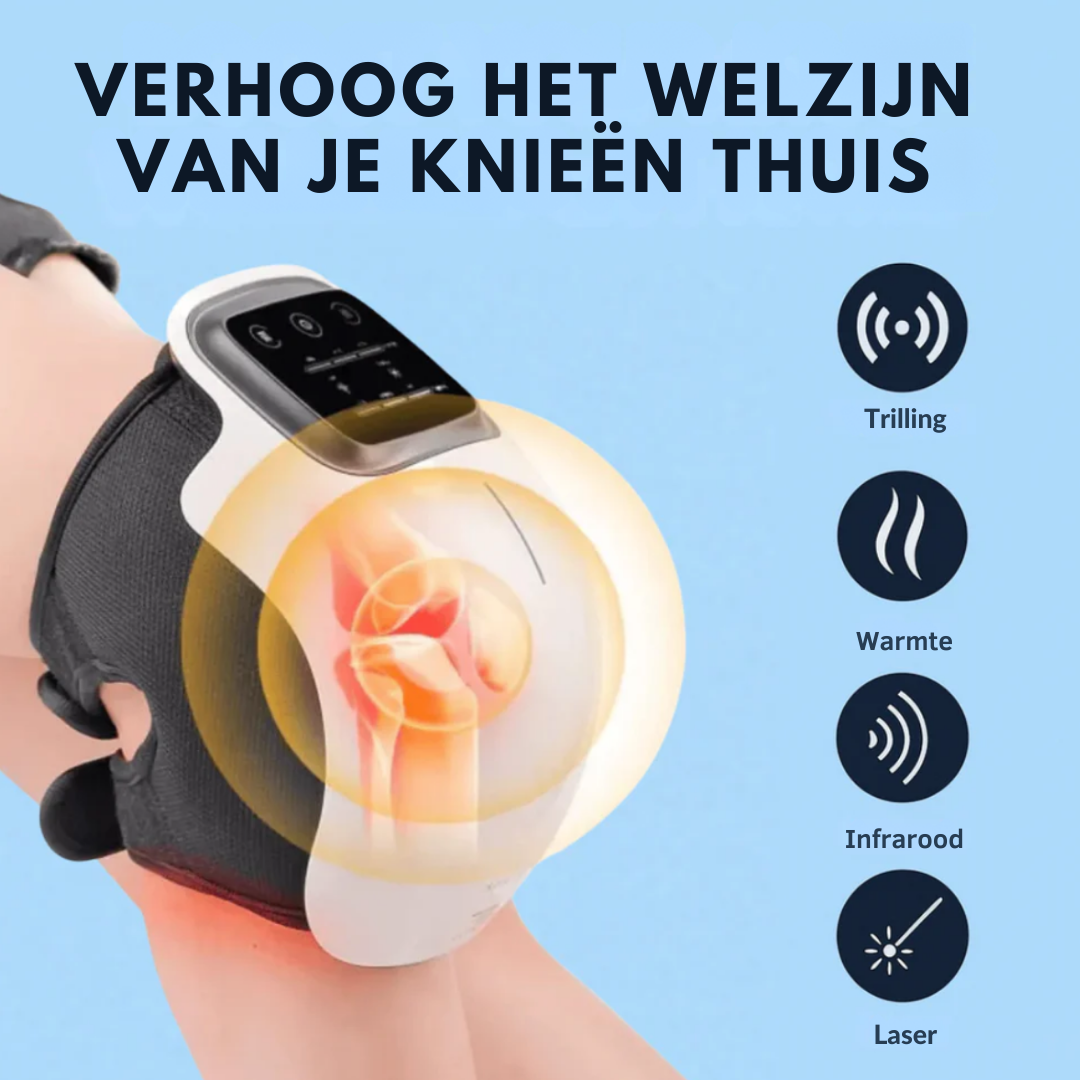 KneeRelief™ Pro – Comfort Massager met Warmte & Vibratie