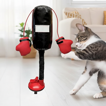 PawPunch™ Pro – Interactieve Mini Bokszak voor Katten