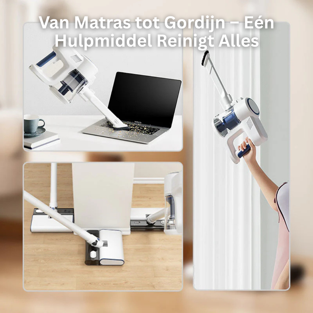 DustAway™ Max – Krachtige Handstofzuiger met UV & Mijtverwijdering