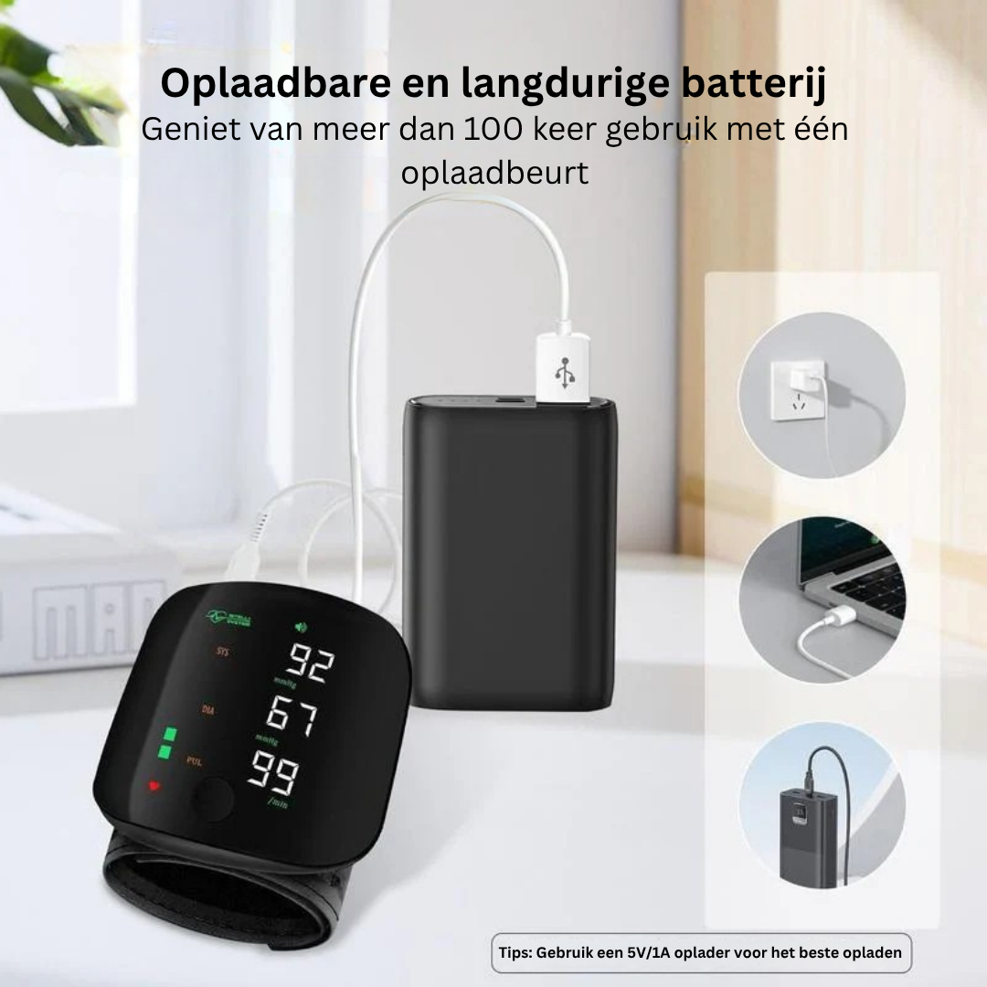 PulseGuard™ Pro – Digitale Bloeddrukmeter met Nauwkeurige Meting