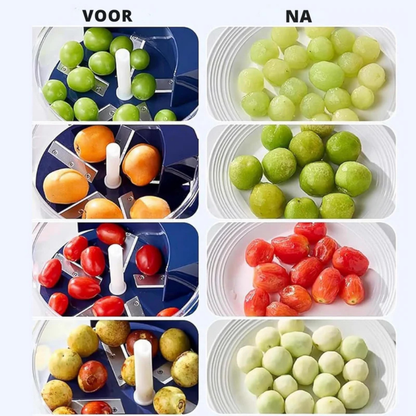 PeelEase™ Pro – 2-in-1 Groente- & Fruitschiller met Roterend Mes