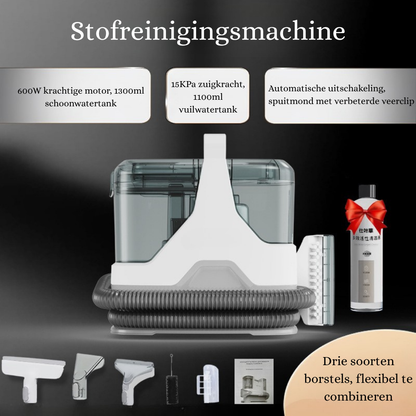 HydroVac™ Max – Spray & Zuigreiniger voor Meubels & Tapijt