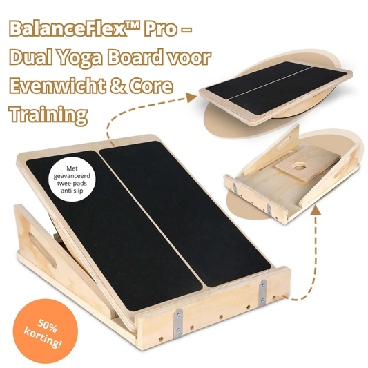 BalanceFlex™ Pro – Dual Yoga Board voor Evenwicht & Core Training