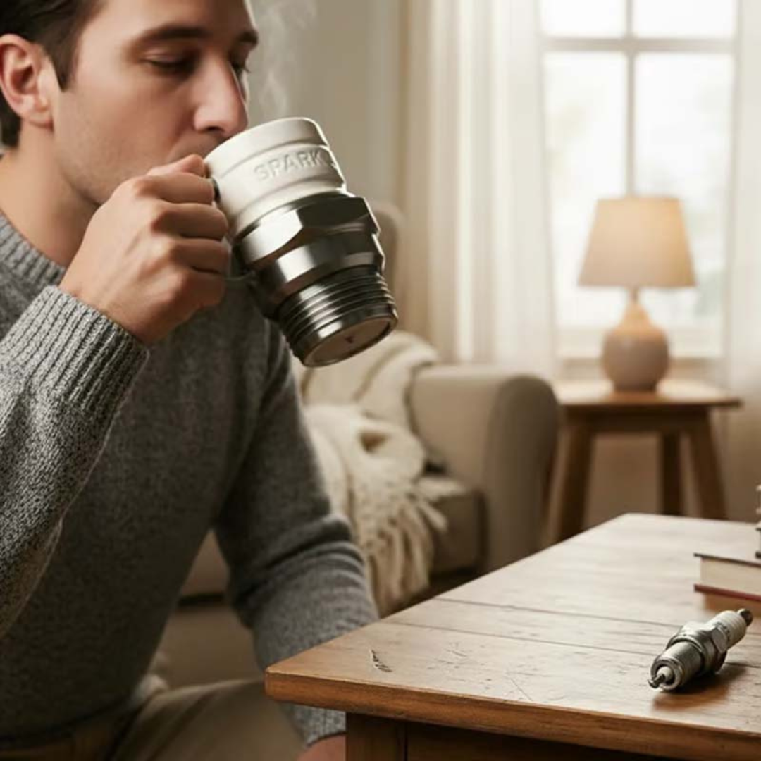 IgniteCup™ Pro – Bougie Mok voor Monteurs & Autoliefhebbers