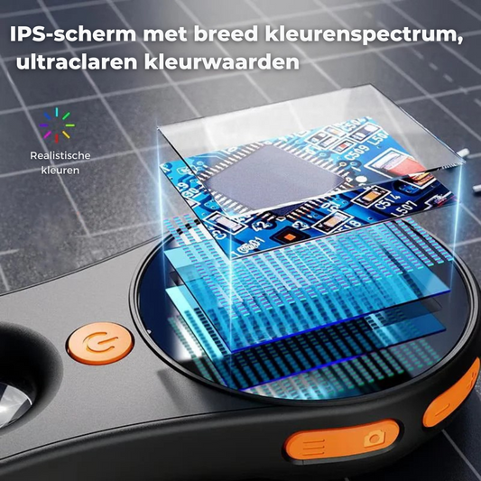 MicroView™ Pro – Draagbare Digitale Microscoop met LED-Verlichting